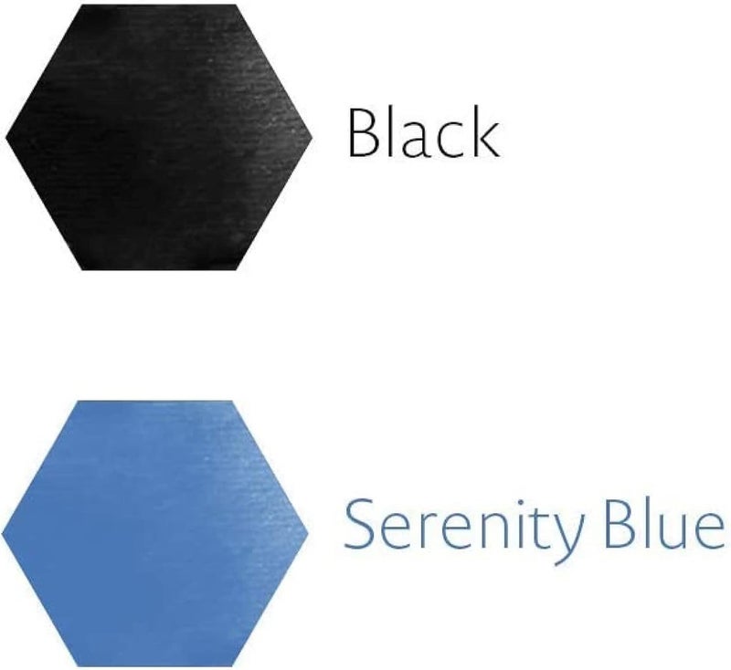 Waterman Mini Lady Fountain Pen Ink Cartridges - Box of 6 Serenity Blue - Image 3